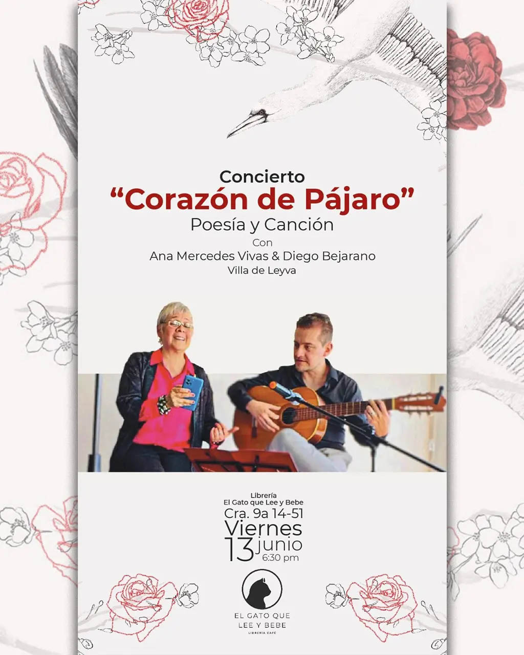 FILBO 2025 presenta a Ana Mercedes Vivas y Juan Ronchon: Cantar la Poesía, Poesía y Canto