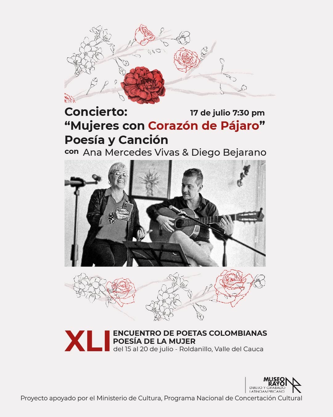 FILBO 2025 presenta a Ana Mercedes Vivas y Juan Ronchon: Cantar la Poesía, Poesía y Canto